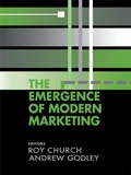 Cover: The Emergence of Modern Marketing - Routledge
