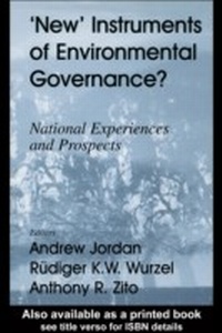 Enlarge image Cover: New Instruments of Environmental Governance? - Routledge