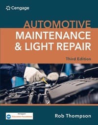Enlarge image Cover: Automotive Maintenance & Light Repair - Delmar Cengage Learning