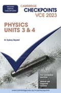 Cover: Cambridge Checkpoints VCE Physics Units 3&4 2023 Digital Code - Cambridge University Press