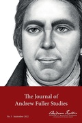 Cover: Journal of Andrew Fuller Studies 5 (September 2022) - H&e Academic