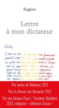 Cover: Lettre &agrave; mon dictateur - Slatkine Editions