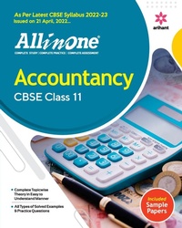 Abbildung von: Cbse All in One Accountancy Class 11 2022-23 Edition (as Per Latest Cbse Syllabus Issued on 21 April 2022) - Arihant Publications India Limited