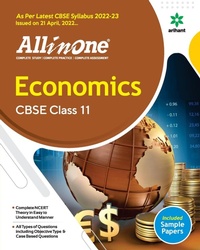 Abbildung von: Cbse All in One Economics Class 11 2022-23 (as Per Latest Cbse Syllabus Issued on 21 April 2022) - Arihant Publications India Limited