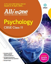 Abbildung von: Cbse All in One Psychology Class 11 2022-23 Edition (as Per Latest Cbse Syllabus Issued on 21 April 2022) - Arihant Publications India Limited