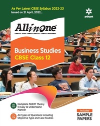 Abbildung von: Cbse All in One Business Studies Class 12 2022-23 (as Per Latest Cbse Syllabus Issued on 21 April 2022) - Arihant Publications India Limited