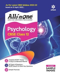 Abbildung von: Cbse All in One Psychology Class 12 2022-23 (as Per Latest Cbse Syllabus Issued on 21 April 2022) - Arihant Publications India Limited