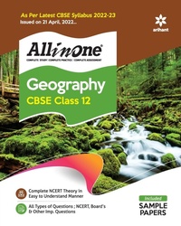 Enlarge image Cover: Cbse All in One Geography Class 12 2022-23 (as Per Latest Cbse Syllabus Issued on 21 April 2022) - Arihant Publications India Limited