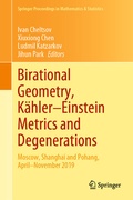 Cover: Birational Geometry, K&auml;hler-Einstein Metrics and Degenerations - Springer