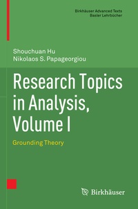 Abbildung von: Research Topics in Analysis, Volume I - Birkhäuser