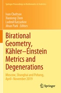 Cover: Birational Geometry, K&auml;hler-Einstein Metrics and Degenerations - Springer