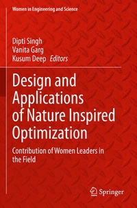 Enlarge image Cover: Design and Applications of Nature Inspired Optimization - Springer