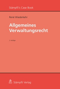 Abbildung von: Allgemeines Verwaltungsrecht - Stämpfli Verlag