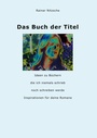 Cover: Das Buch der Titel - BoD - Books on Demand