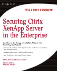 Abbildung von: Securing Citrix XenApp Server in the Enterprise - Syngress