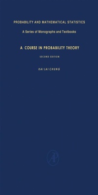 Enlarge image Cover: A Course in Probability Theory - Academic Press