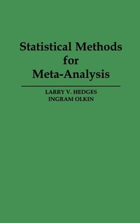 Enlarge image Cover: Statistical Methods for Meta-Analysis - Academic Press