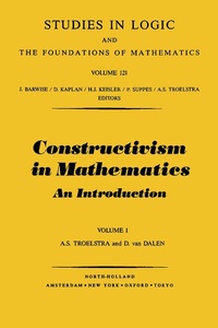 Enlarge image Cover: Constructivism in Mathematics, Vol 1 - Elsevier