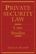 Cover: Private Security Law - Butterworth-Heinemann