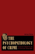 Cover: The Psychopathology of Crime - Academic Press