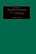 Cover: Advances in Financial Economics: v. 2 - JAI Press Inc.
