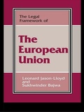 Cover: The Legal Framework of the European Union - Routledge