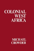Cover: Colonial West Africa - Routledge