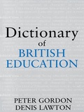 Cover: Dictionary of British Education - Routledge