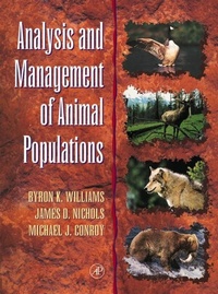 Enlarge image Cover: Analysis and Management of Animal Populations - Academic Press
