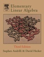 Cover: Elementary Linear Algebra - Academic Press