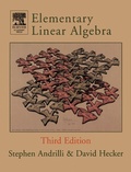 Cover: Elementary Linear Algebra - Academic Press