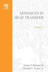 Abbildung von: Advances in Heat Transfer Volume 17 - Academic Press