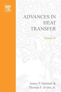 Enlarge image Cover: Advances in Heat Transfer - Academic Press