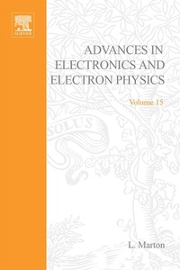 Enlarge image Cover: Advances in Electronics and Electron Physics - Academic Press