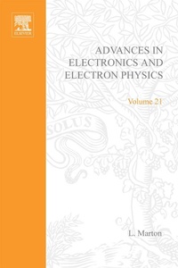 Enlarge image Cover: Advances in Electronics and Electron Physics - Academic Press
