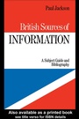 Cover: British Sources of Information - Routledge