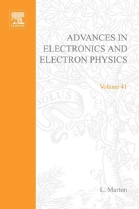 Enlarge image Cover: Advances in Electronics and Electron Physics - Academic Press