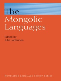Abbildung von: The Mongolic Languages - Routledge