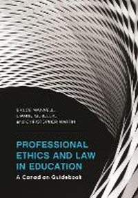Abbildung von: Professional Ethics and Law in Education - Canadian Scholars