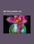 Cover: Mitteilungen (33 ) - Rarebooksclub.com
