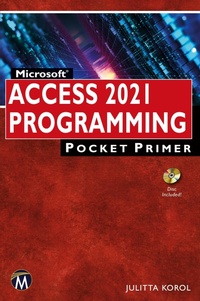 Abbildung von: Microsoft Access 2021 Programming Pocket Primer - Mercury Learning & Information