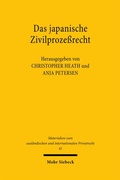 Cover: Das japanische Zivilproze&szlig;recht - Mohr Siebeck