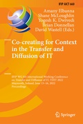 Cover: Co-creating for Context in the Transfer and Diffusion of IT - Springer