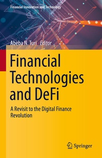 Enlarge image Cover: Financial Technologies and DeFi - Springer