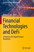 Cover: Financial Technologies and DeFi - Springer