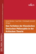 Cover: Das Fortleben der Klassischen Deutschen Philosophie in der Kritischen Theorie - K&ouml;nigshausen & Neumann