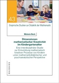Cover: Dimensionen mathematischer Kreativit&auml;t im Kindergartenalter - Waxmann