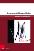 Cover: Trauerarbeit / Maulwurf Krieg - V&R unipress