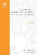 Cover: Advances in Inorganic Chemistry and Radiochemistry - Academic Press