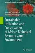 Cover: Sustainable Utilization and Conservation of Africa's Biological Resources and Environment - Springer